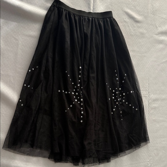 Guess Black Tulle Starry Skirt with lining. Size 16. - Picture 6 of 9